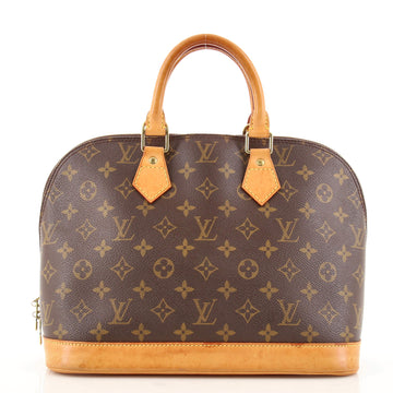 Louis Vuitton Vintage Alma Handbag Monogram Canvas PM