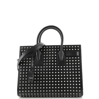 Saint Laurent Sac de Jour Bag Studded Leather Small