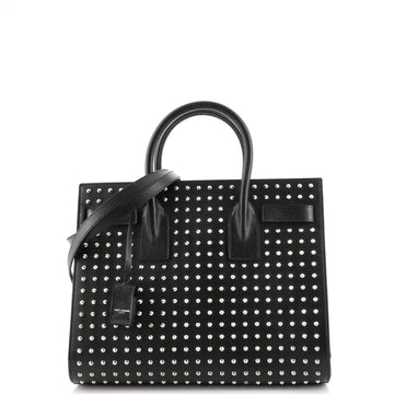 Saint Laurent Sac de Jour Bag Studded Leather Small