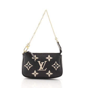 Louis Vuitton Pochette Accessoires Bicolor Monogram Empreinte Giant Mini
