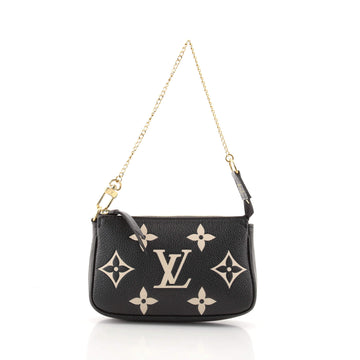 Louis Vuitton Pochette Accessoires Bicolor Monogram Empreinte Giant Mini