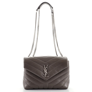 Saint Laurent LouLou Shoulder Bag Matelasse Chevron Leather Small