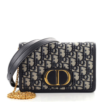 Christian Dior 30 Montaigne 2-in-1 Pouch Oblique Canvas