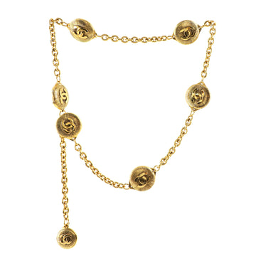 Chanel Vintage Medallion Charms Chain Belt Metal