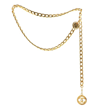 Chanel Vintage Medallion Chain Belt Metal