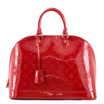 Louis Vuitton Alma Handbag Monogram Vernis GM