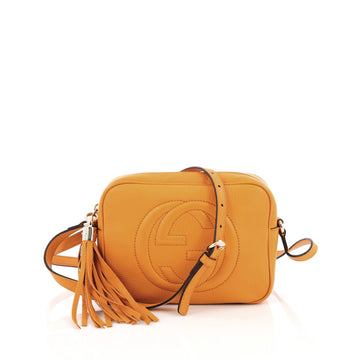 Gucci Soho Disco Crossbody Leather Small orange