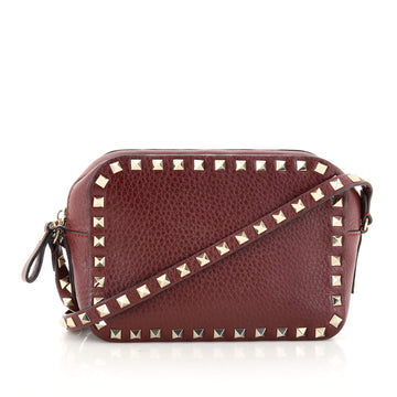 Valentino Rockstud Camera Crossbody Bag Leather