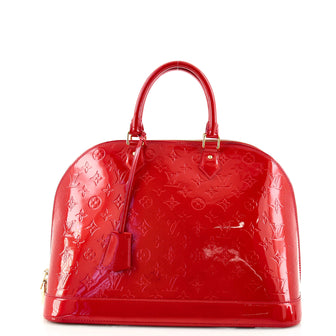 Louis Vuitton Alma Handbag Monogram Vernis GM