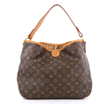 Louis Vuitton Delightful Handbag Monogram Canvas MM brown