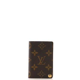 Louis Vuitton Slim Pocket Card Holder Monogram Canvas