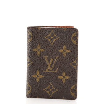 Louis Vuitton Pocket Organizer Monogram Canvas