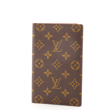 Louis Vuitton Vintage Bifold Passport Card Holder Wallet Monogram Canvas