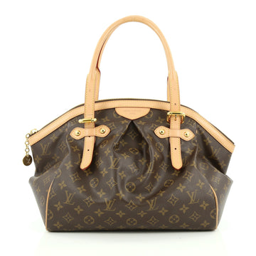 Louis Vuitton Tivoli Handbag Monogram Canvas GM Brown