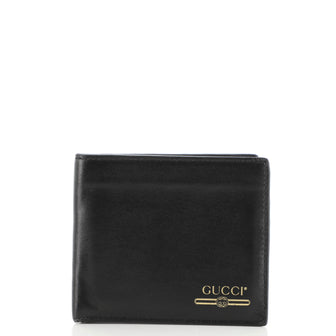 Gucci Vintage Logo Bifold Wallet Leather