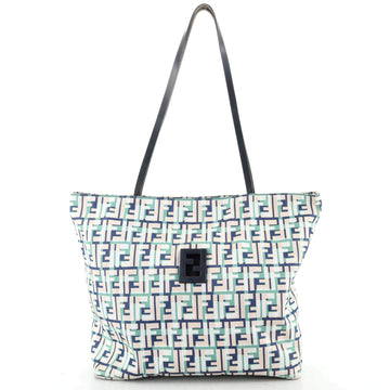 Fendi Logo Tote Zucca Nylon Medium