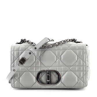 Christian Dior Caro Bag Macrocannage Quilt Calfskin Medium
