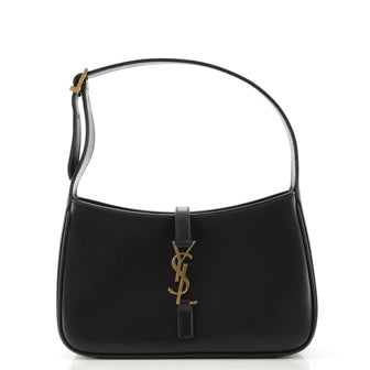 Saint Laurent Le 5 a 7 Hobo Leather Small