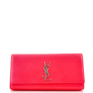 Saint Laurent Classic Monogram Clutch Leather Long