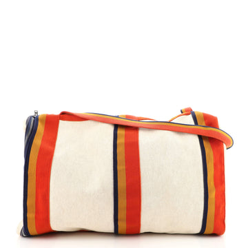 Hermes Cavalier Weekender Toile and Nylon Large