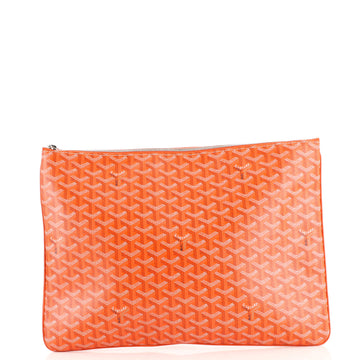 Goyard Senat Zip Pouch Coated Canvas GM