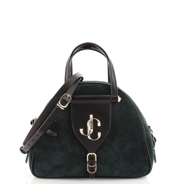 Jimmy Choo Varenne Bowling Bag Suede Small