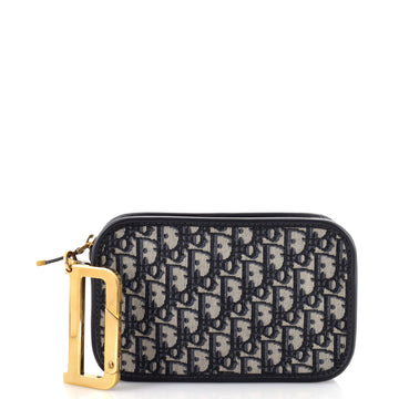 Christian Dior Diorquake Clutch Oblique Canvas Small