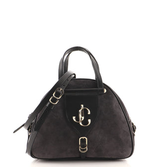 Jimmy Choo Varenne Bowling Bag Suede Small