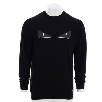 Fendi Men's Monster Logo Sweater Wool