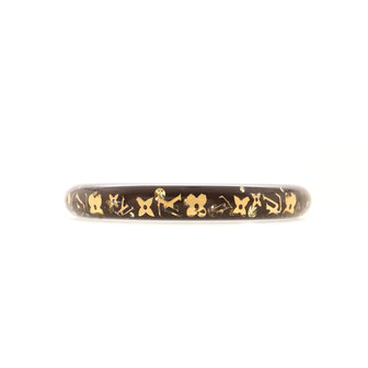 Louis Vuitton Inclusion Bangle Bracelet Resin with Crystals PM