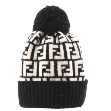 Fendi Bobble Beanie Zucca Wool