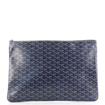 Goyard Senat Zip Pouch Coated Canvas GM