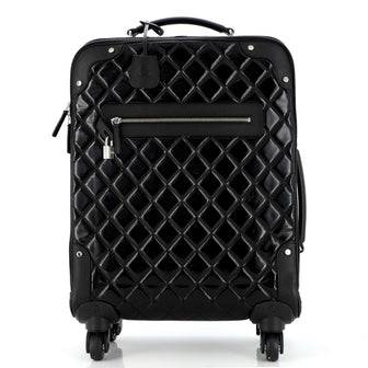 Chanel Coco Case Rolling Trolley Quilted Patent