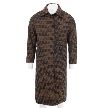 Fendi Men's Reversible Coat Zucca Nylon