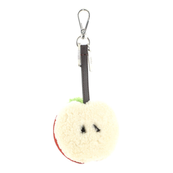 Fendi Apple Bag Charm Shearling 143795