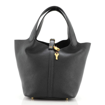 Hermes Picotin Lock Bag Clemence MM