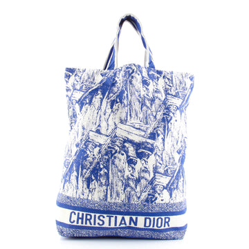 Christian Dior Cruise Shopping Tote Printed Canvas