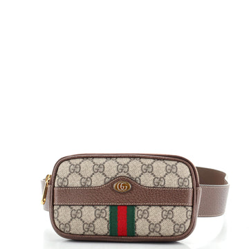 Gucci Ophidia Belt Bag GG Coated Canvas Mini