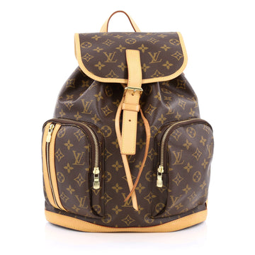Louis Vuitton Bosphore Backpack Monogram Canvas brown