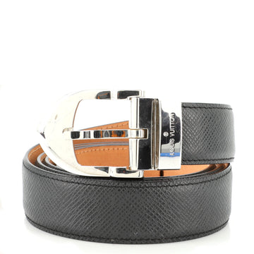 Louis Vuitton Classique Belt Taiga Leather Thin