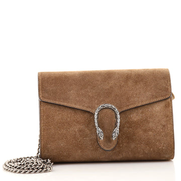 Gucci Dionysus Chain Wallet Suede Small