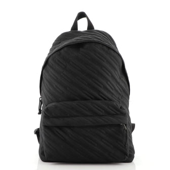 Balenciaga Explorer Backpack Embroidered Canvas