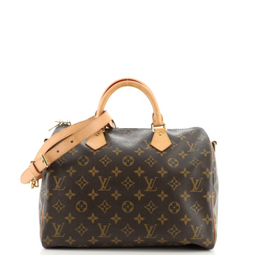 Louis Vuitton Speedy Bandouliere Bag Monogram Canvas 30