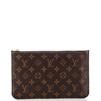 Louis Vuitton Neverfull Pochette Monogram Canvas Large