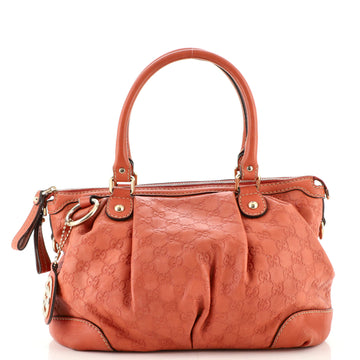 Gucci Sukey Top Handle Satchel Guccissima Leather Medium