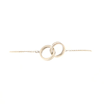 Tiffany & Co. 1837 Interlocking Circles Chain Bracelet Sterling Silver