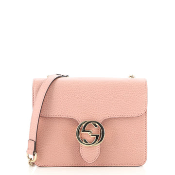 Gucci Interlocking Shoulder Bag (Outlet) Leather Small