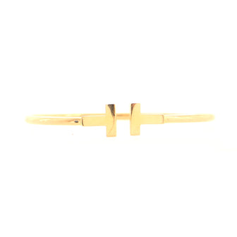 Tiffany & Co. T Wire Bracelet 18K Rose Gold