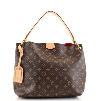 Louis Vuitton Graceful Handbag Monogram Canvas MM