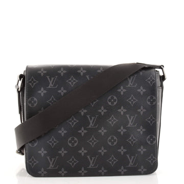 Louis Vuitton District Messenger Bag Monogram Eclipse Canvas PM